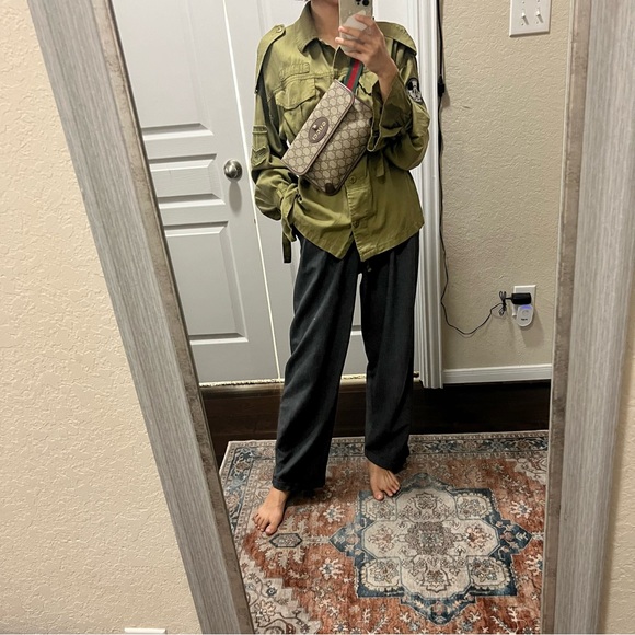 Gucci Gg Supreme Monogram Neo Vintage Web Belt Bag Brown - Picture 3 of 16